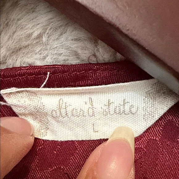 Altar’d State Springdale Maxi Dress Purple Wine Deep Burgundy Floral - Picture 10 of 12